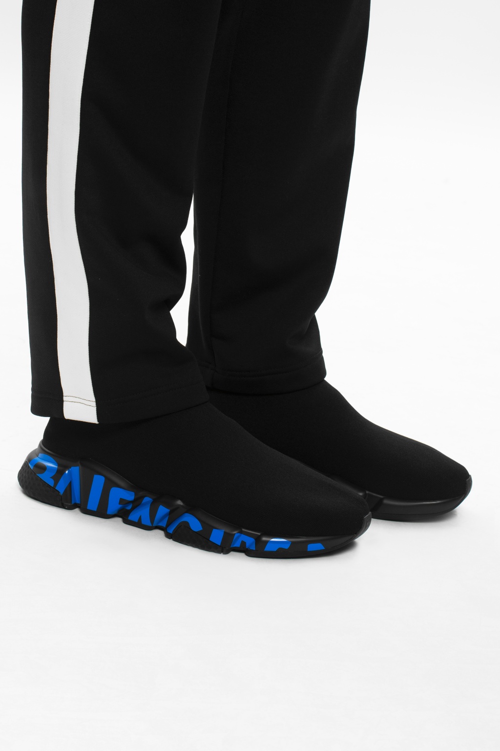 Black Speed sock sneakers Balenciaga Adidas neo Fusion Storm